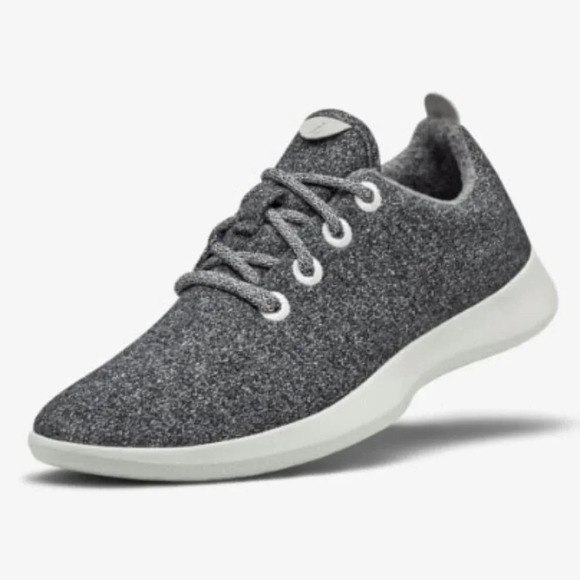 Allbirds Merino Wool Runners Shoes Natural  Grey Sz 9 - Picture 1 of 10